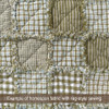 Sage Green Stripe Homespun Cotton Fabric