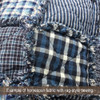 Mountain Blue 6 Homespun Fat Quarter