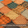 Pumpkin Spice 4 Homespun Cotton Fabric