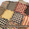 40 Primitive Homespun 5 inch Quilt Squares