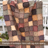 Primitive Ragged Homespun Quilt Kit