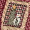 Ragged Shabby Snowman Quilt Pattern - Printed