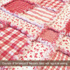 Cherry Red 5 Homespun Cotton Fabric