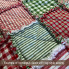 Perfect Green Stripe Homespun Cotton Fabric