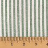 Perfect Green Stripe Homespun Cotton Fabric