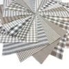 40  Lightwash Neutral Homespun 6 inch Quilt Squares