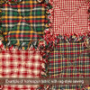 Autumn Red 4 Homespun Cotton Fabric