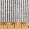  Sale! Lodge Gray Thin Stripe Homespun Cotton Fabric