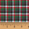 Holiday Hearth 3 Tartan Homespun Cotton Fabric