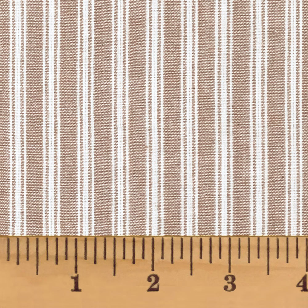 Oatmeal Ticking Stripe Homespun Cotton Fabric Jubilee Fabric