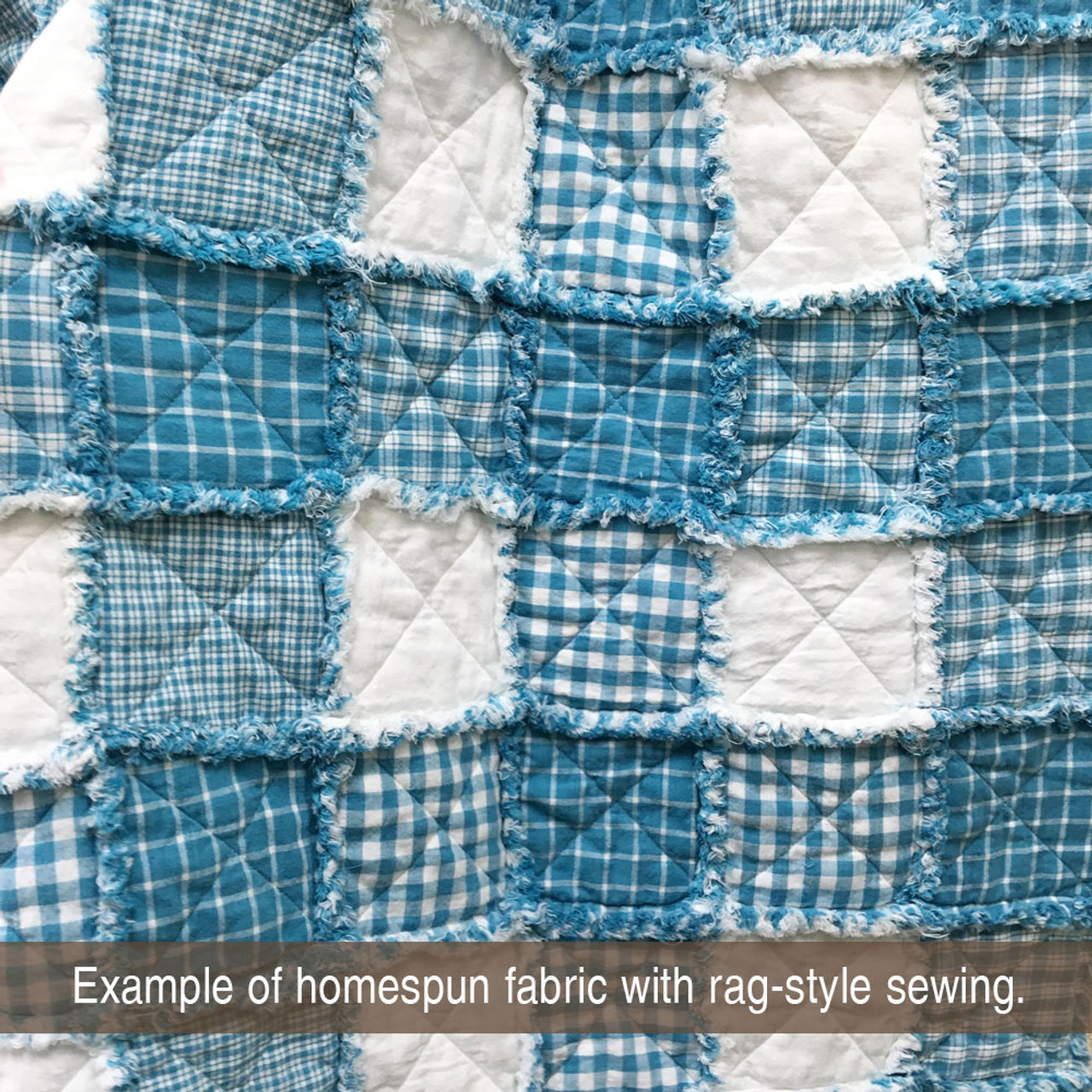 Hampton Blue 3 Homespun Fat Quarter