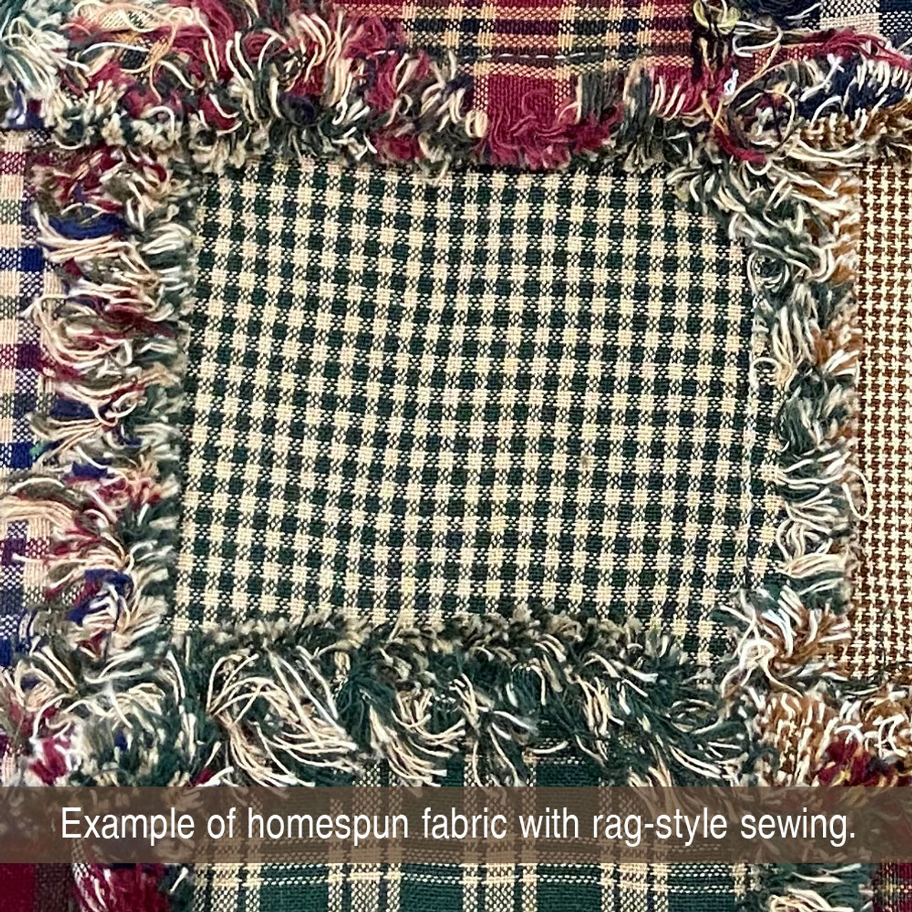 Timber Green 2 Plaid Homespun Fat Quarter