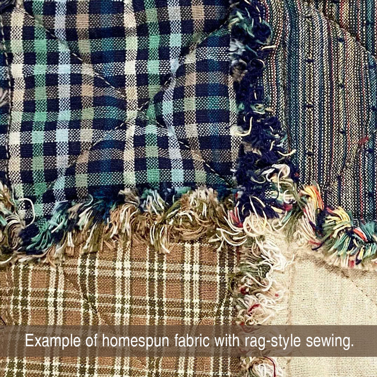 Levi Blue Plaid Homespun Fat Quarter