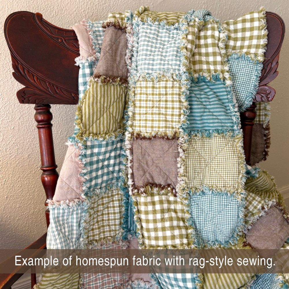 40 Bluegrass Homespun 5 inch Quilt Squares