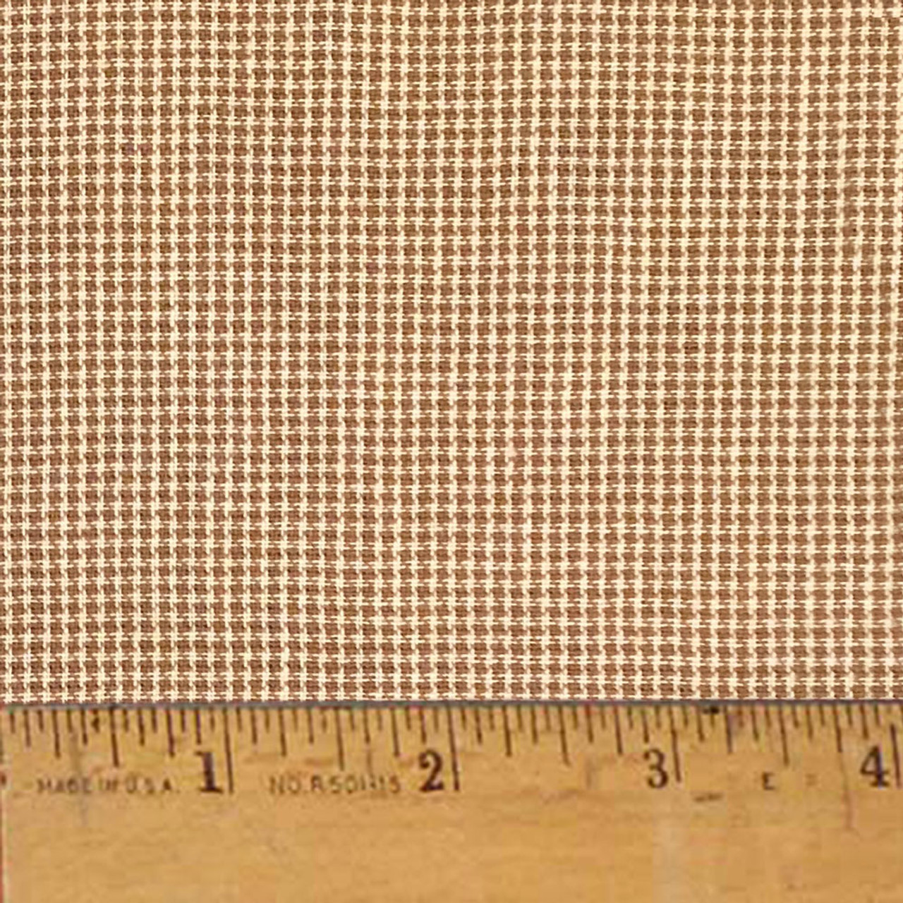 Nutmeg Brown Homespun Cotton Fabric