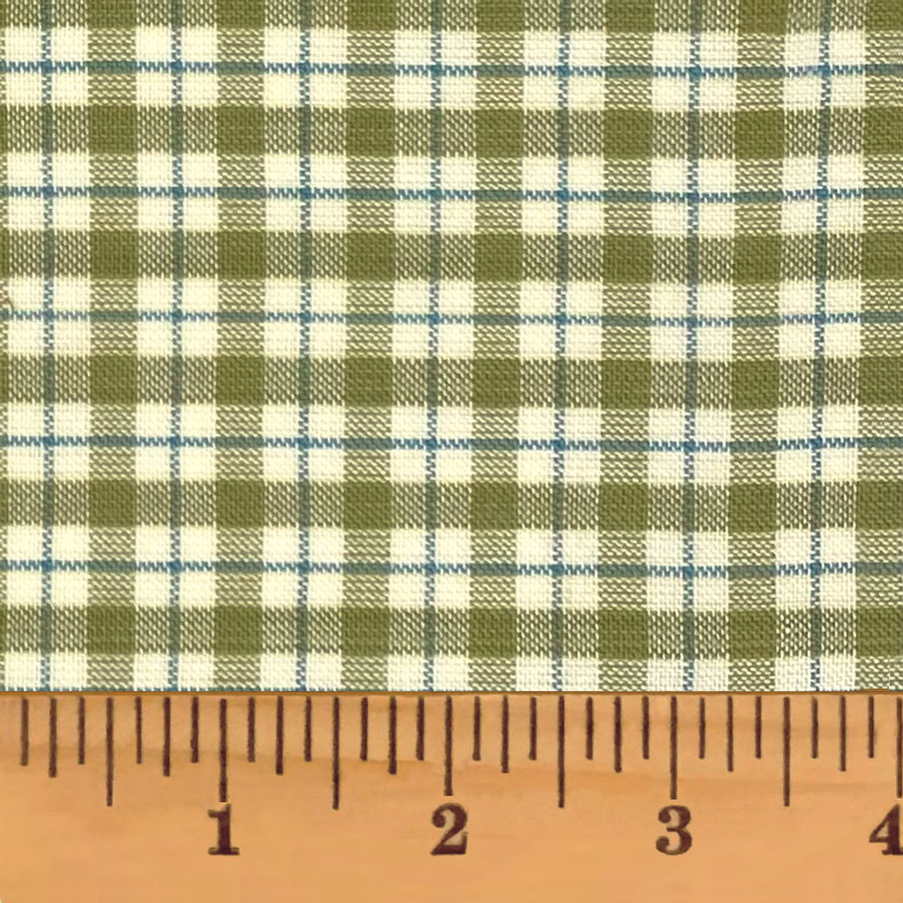 Sage Green 4 Plaid Homespun Cotton Fabric