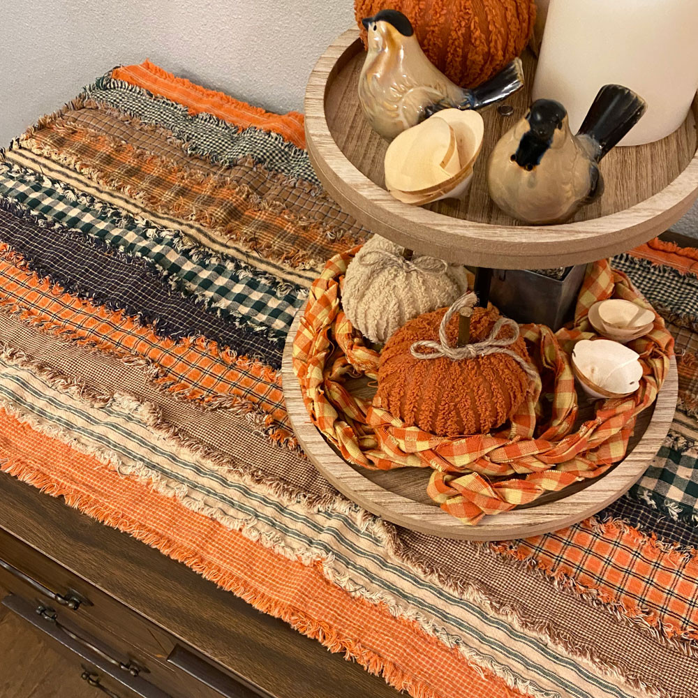 Autumn Spice Homespun Fabric 2.5 X 44 inch Roll (Jelly Roll) - 22