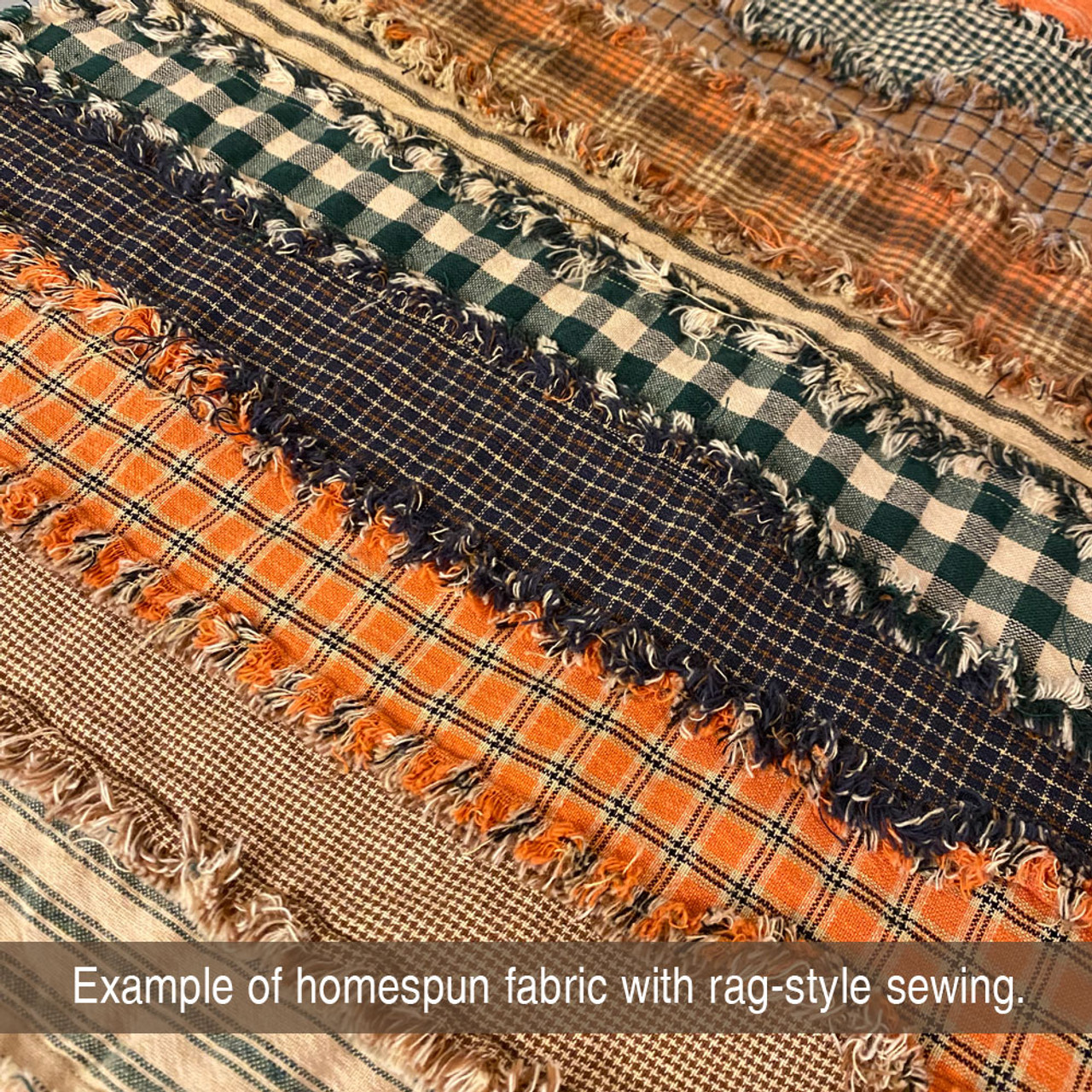 Autumn Spice Homespun Fabric 2.5 X 44 inch Jelly Roll - 22 pc.
