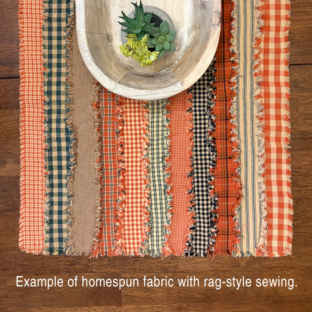 Autumn Spice Homespun Fabric 2.5 X 44 inch Roll (Jelly Roll) - 22