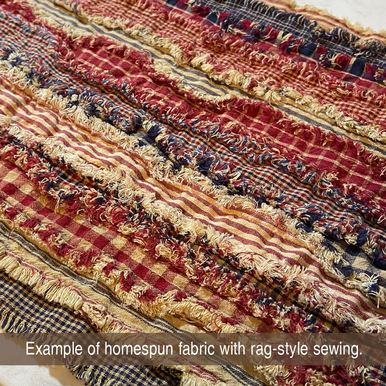 American Heritage Homespun Fabric 2.5 X 44 inch Precut Roll (Jelly Roll) - 22 pc.