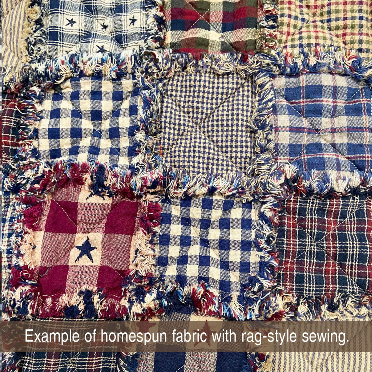 Homestead 3 Homespun Cotton Fabric