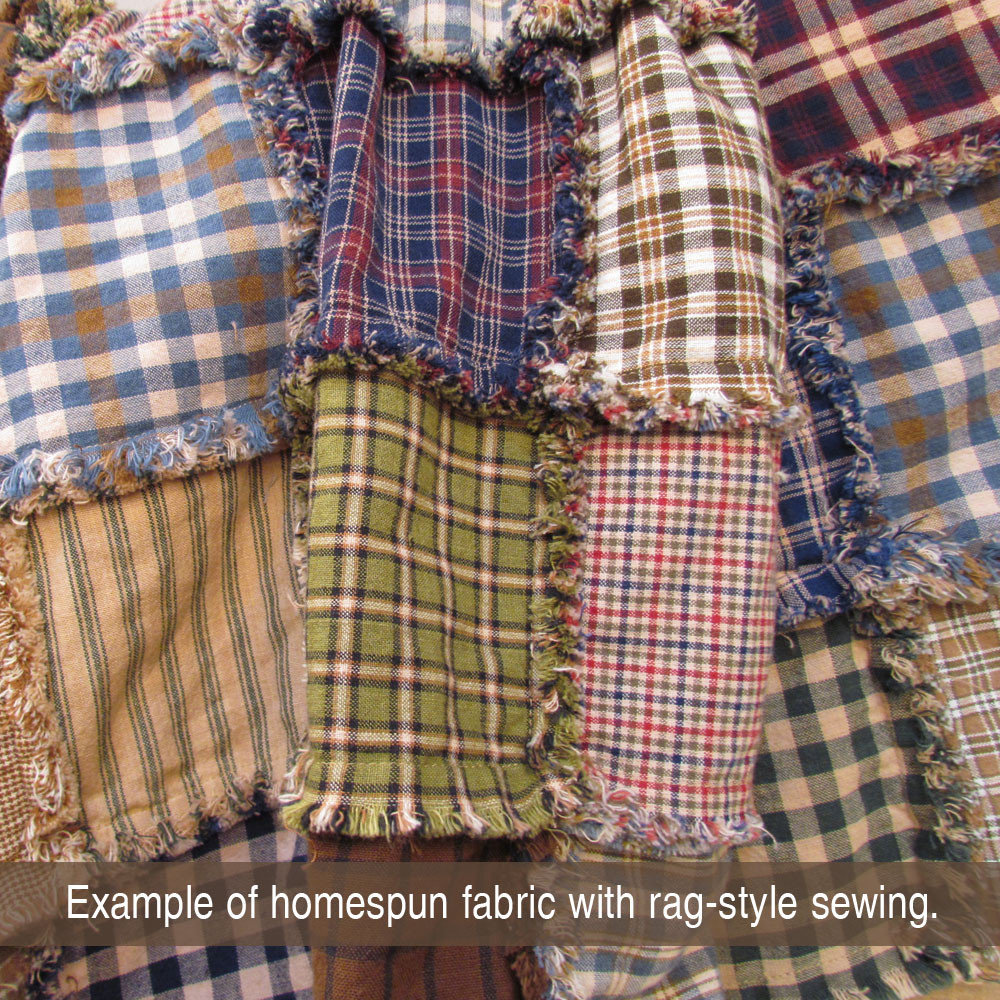 Green Farmcloth Homespun Cotton Fabric