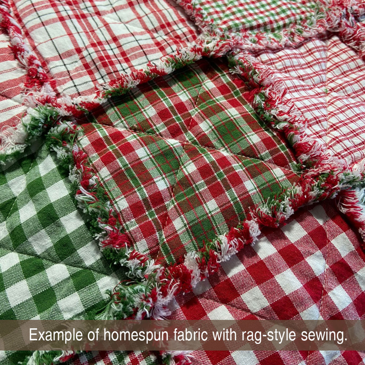 Merry Christmas Homespun Quilt Kit