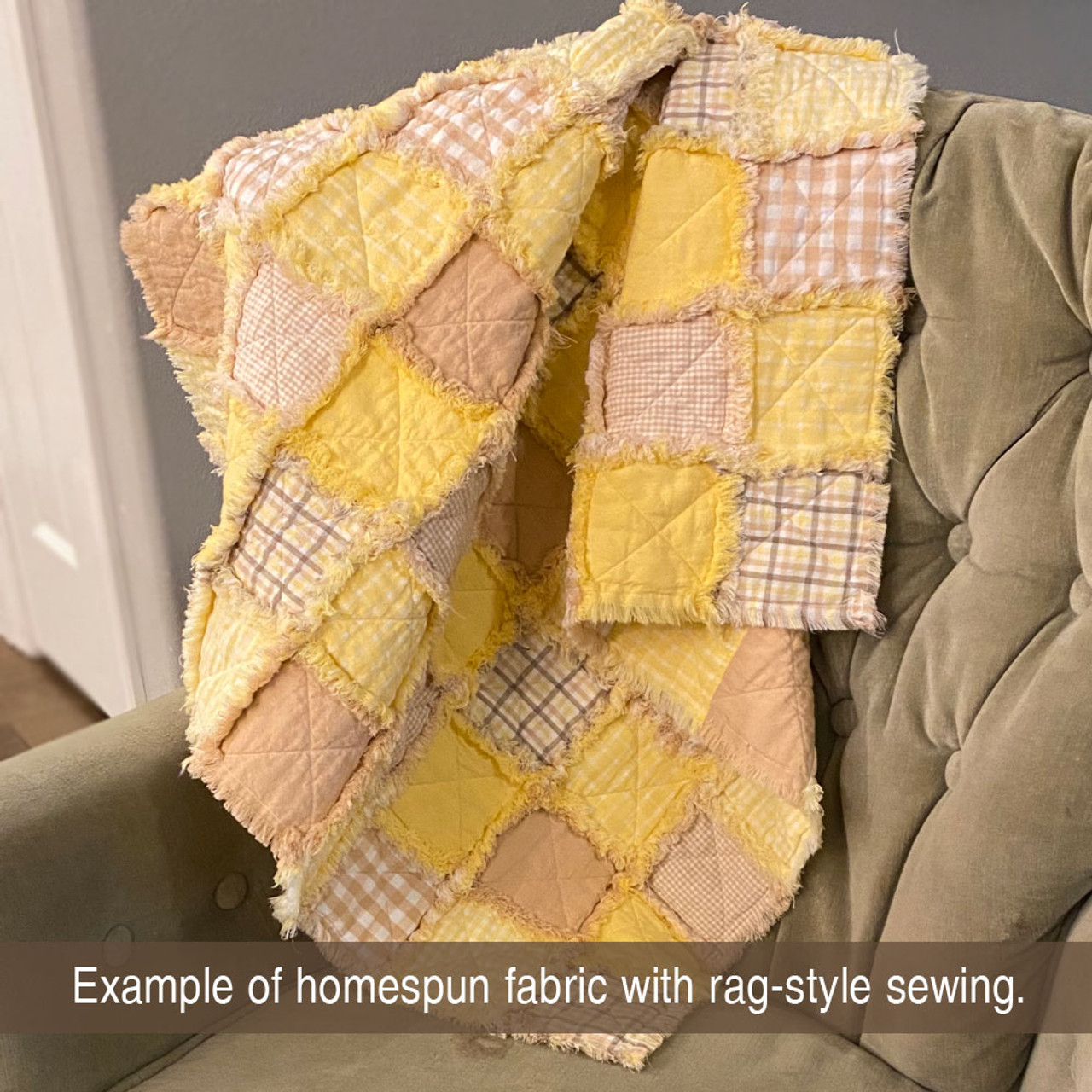 40 Lodge Buffalo Plaid Homespun 5 inch Quilt Squares - Jubilee Fabric