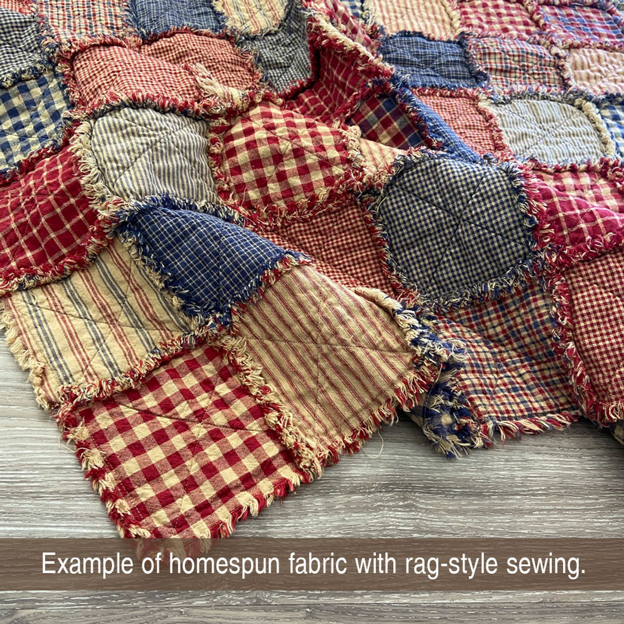 Heritage Navy Blue 7 Homespun Fat Quarter