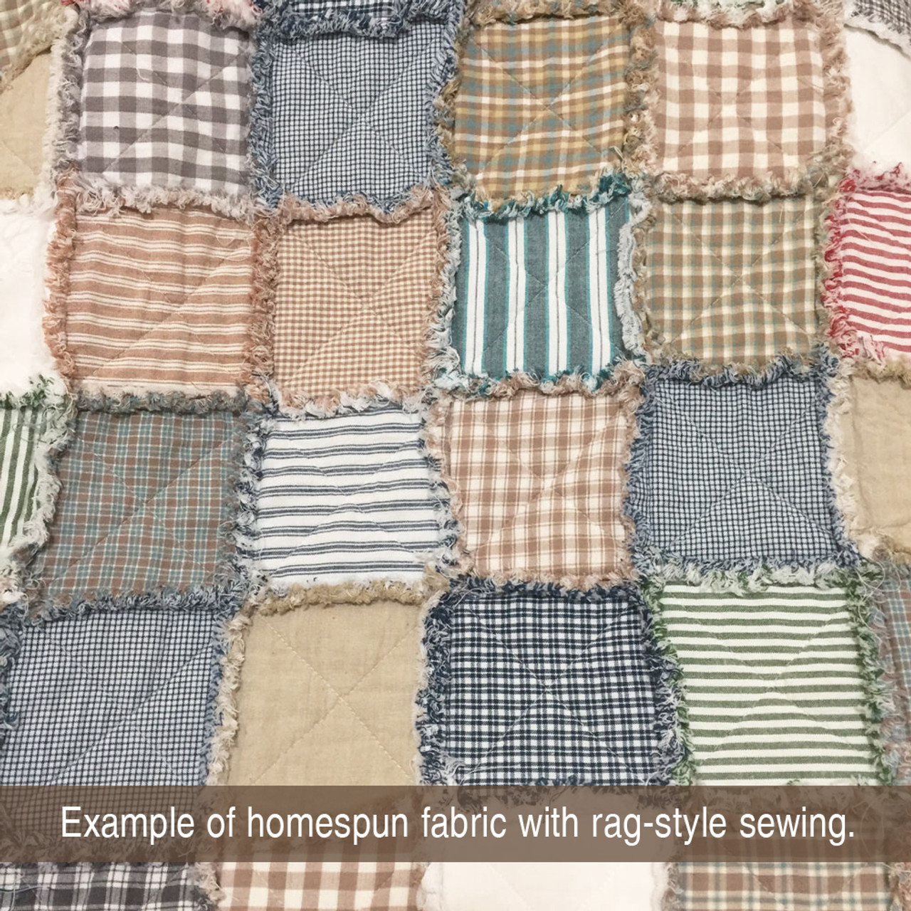 Hometown 4 Plaid Homespun Cotton Fabric