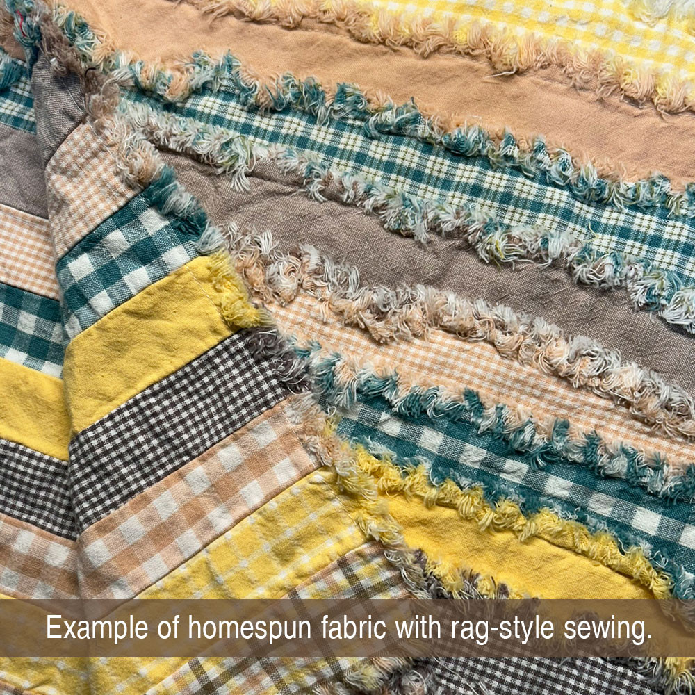 Soft Gingham Homespun Fabric 2.5 X 44 inch Precut Roll (Jelly Roll) - 22 pc.