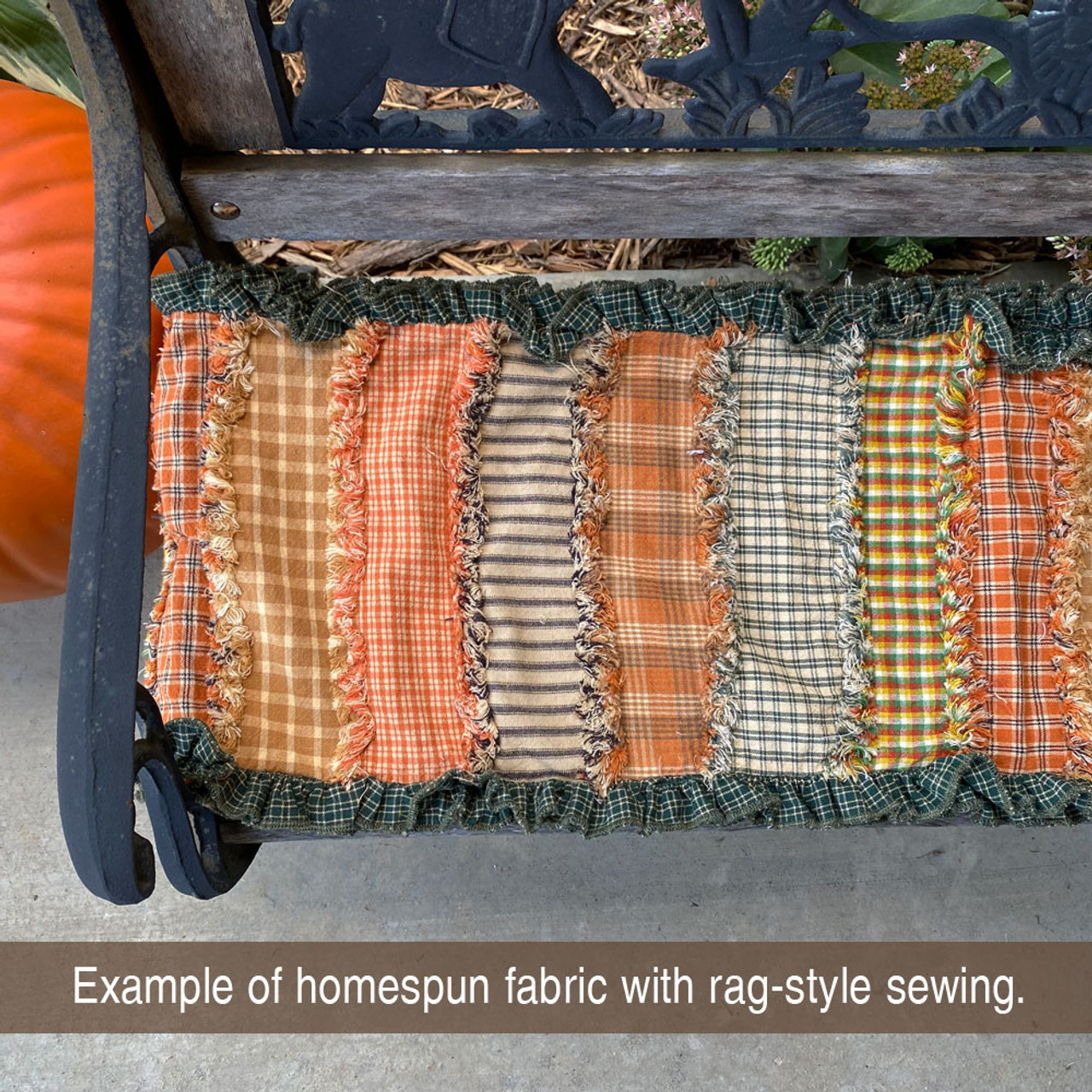 Honey Stripe Homespun Cotton Fat Quarter