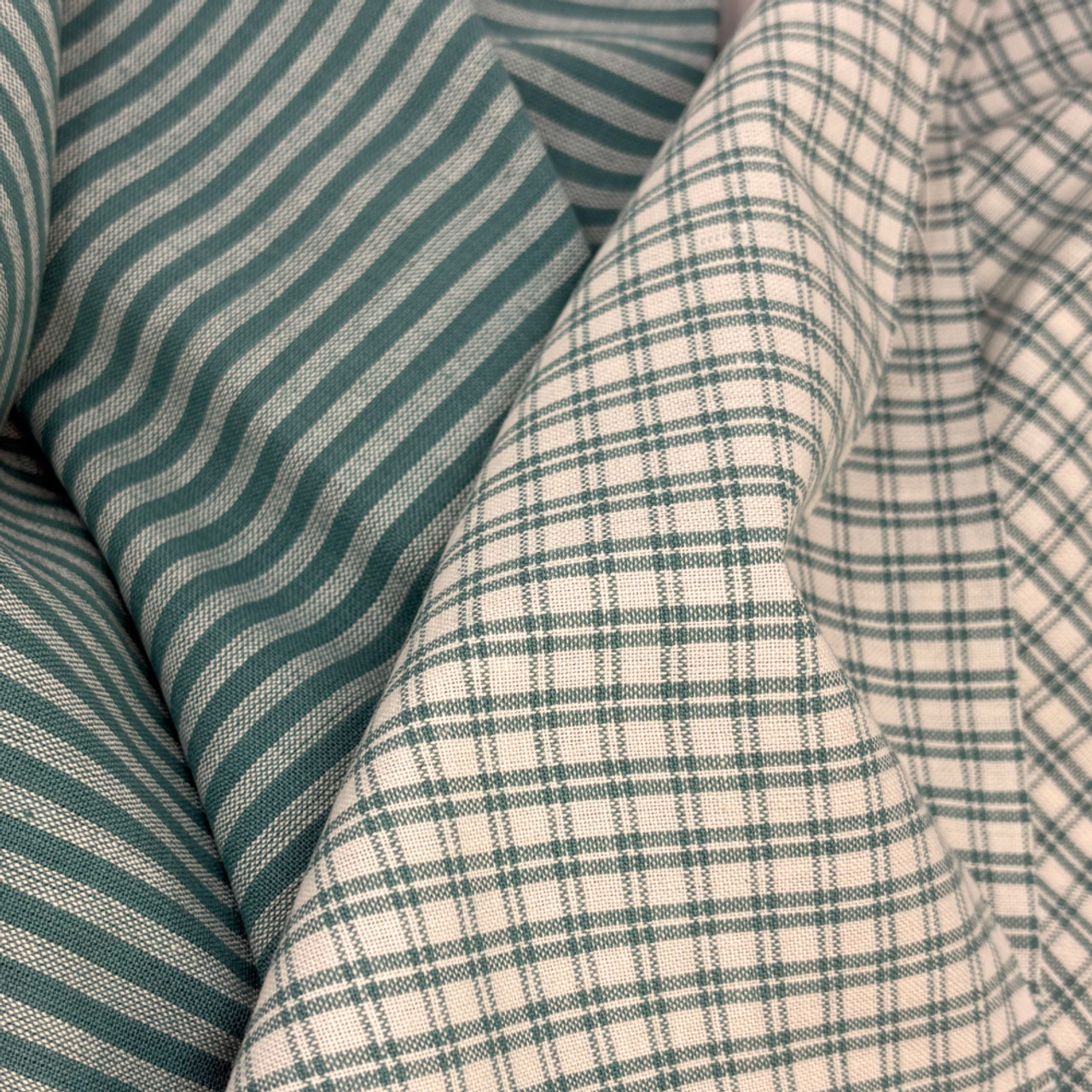 Mercy Blue 3 Homespun Cotton Fat Quarter