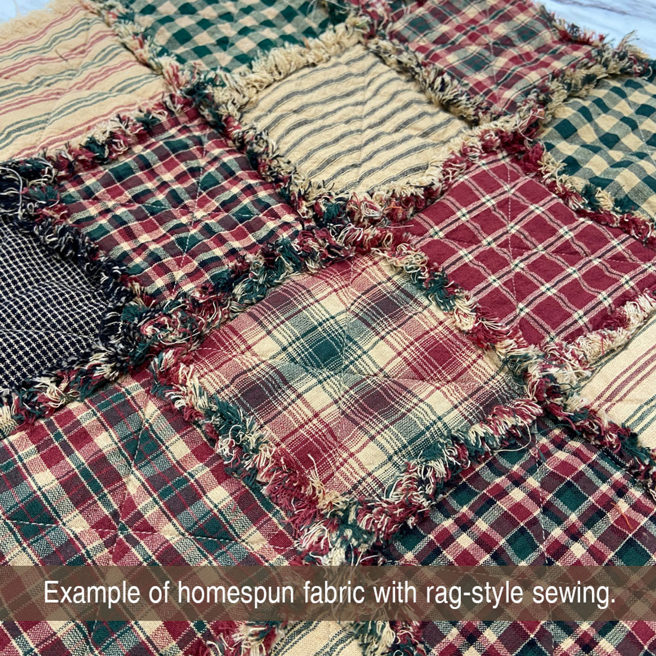 Homestead 4 Homespun Cotton Fat Quarter