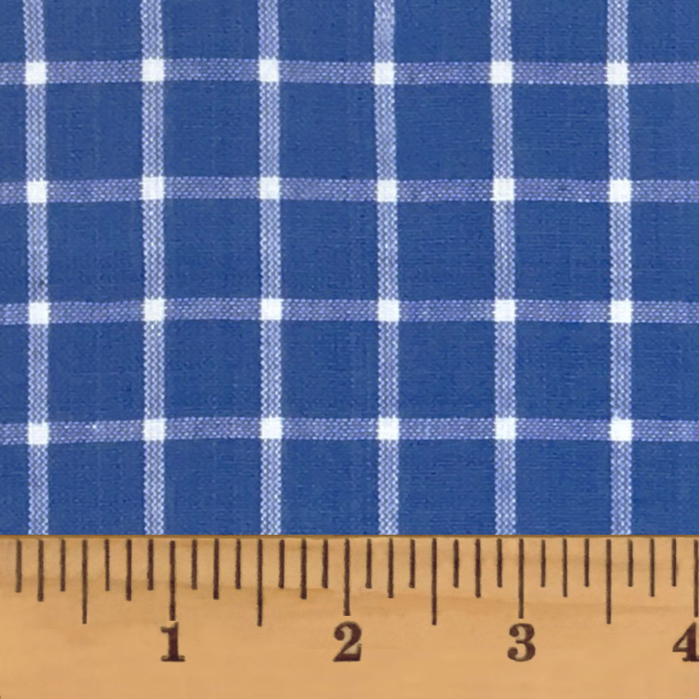 Cottage Blue 6 Plaid Homespun Fat Quarter