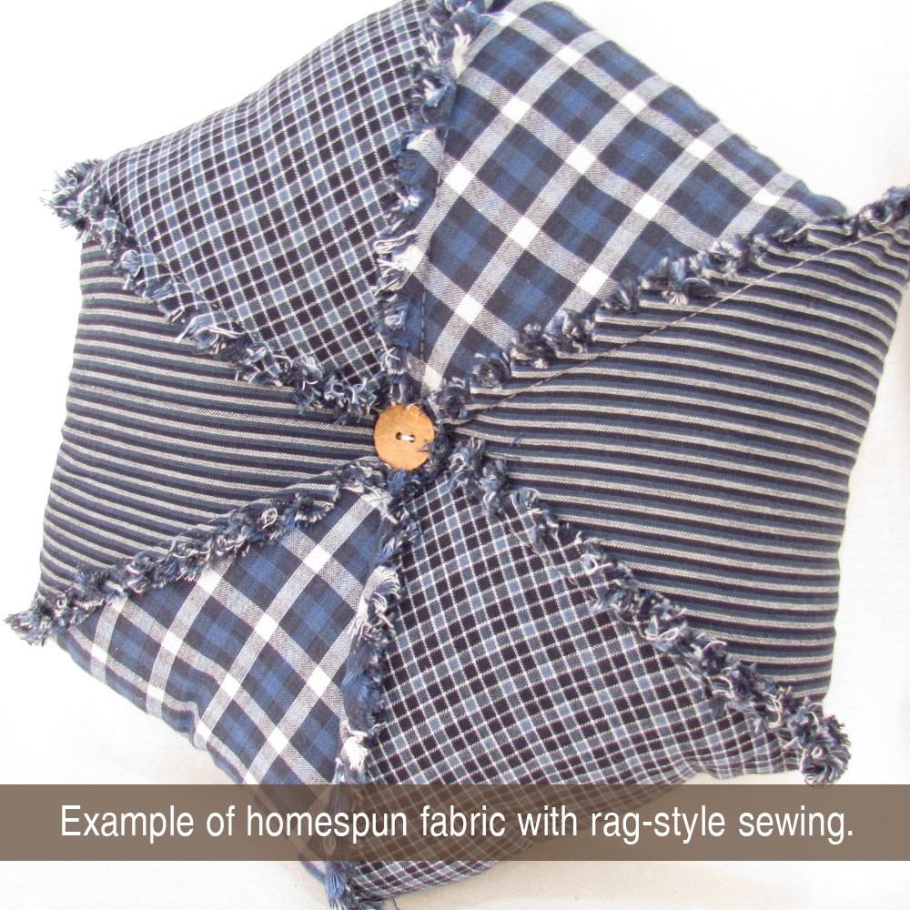 Mountain Blue 6 Homespun Fat Quarter