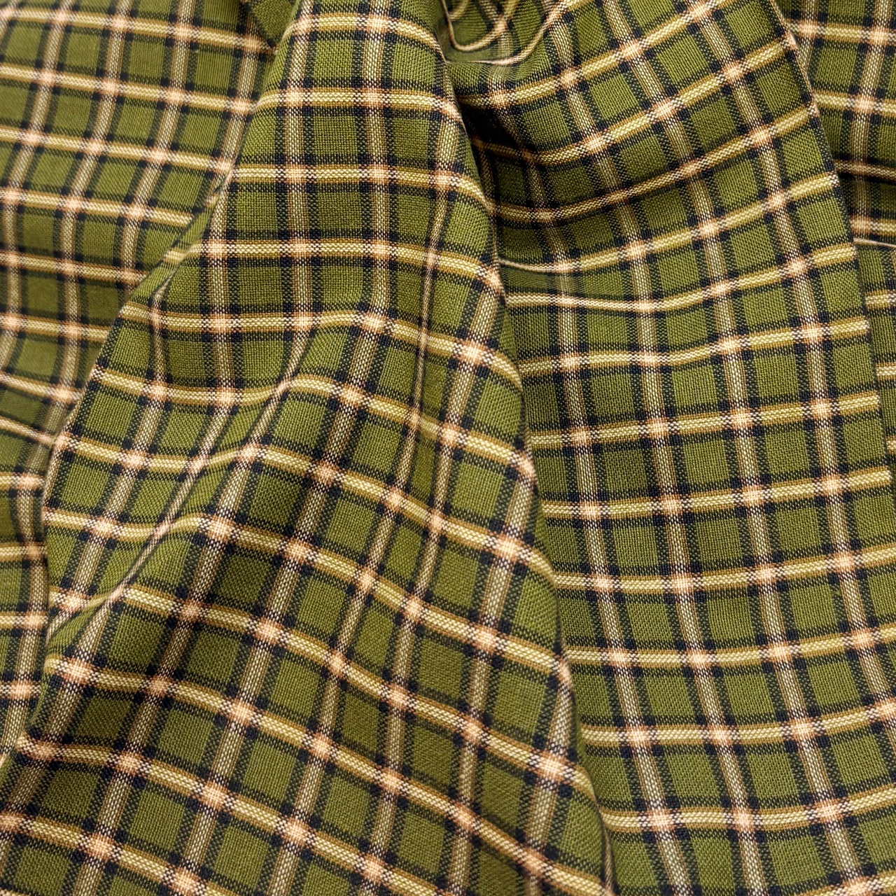 Antique Green 6 Homespun Cotton Fabric