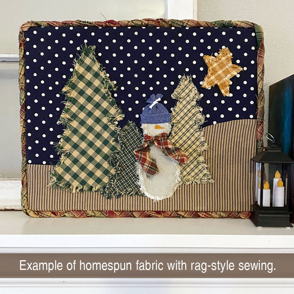 Antique Green 5 Homespun Fat Quarter