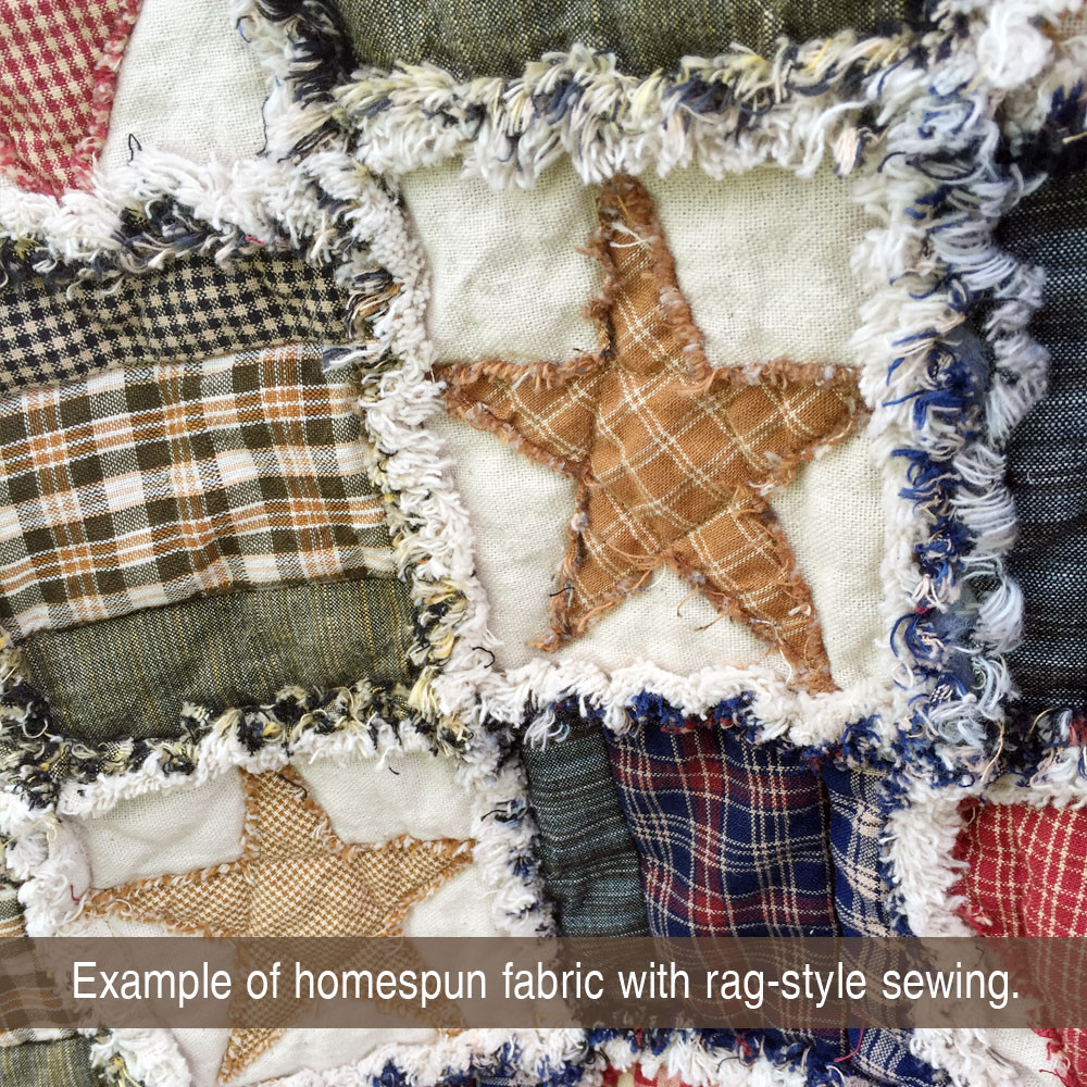 Antique Green 5 Homespun Fat Quarter