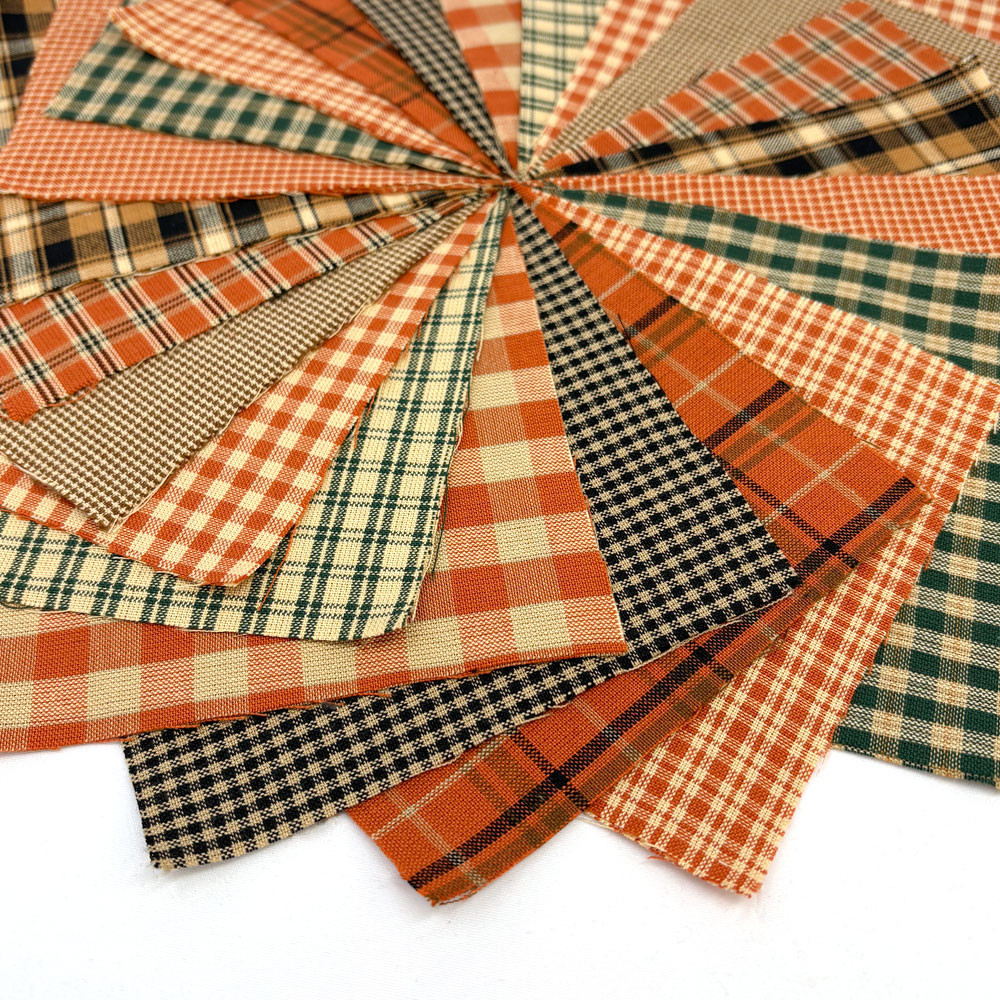 Autumn Spice Ragged Homespun Quilt Kit