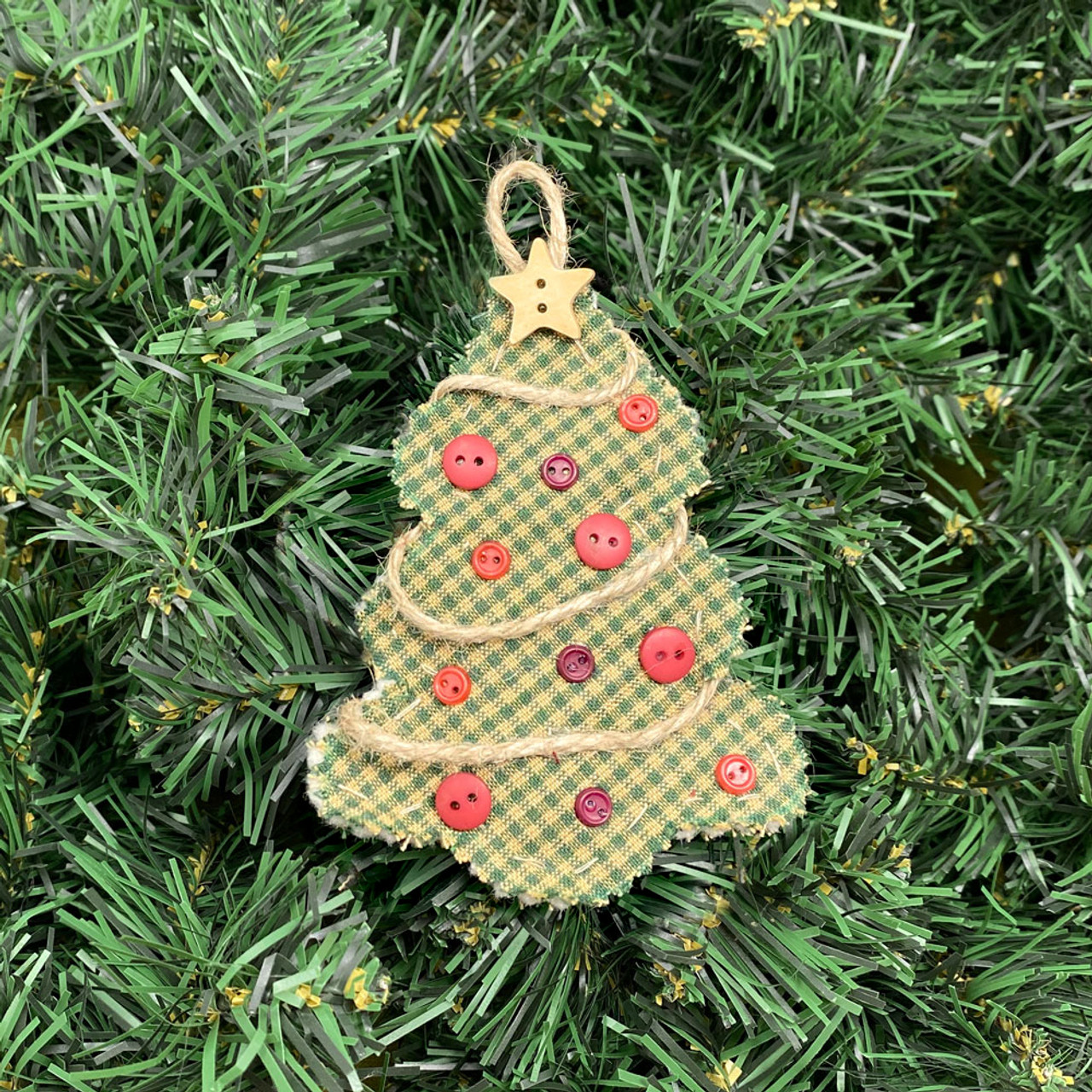 Cabin Christmas Quilted Ornaments Pattern - Printed