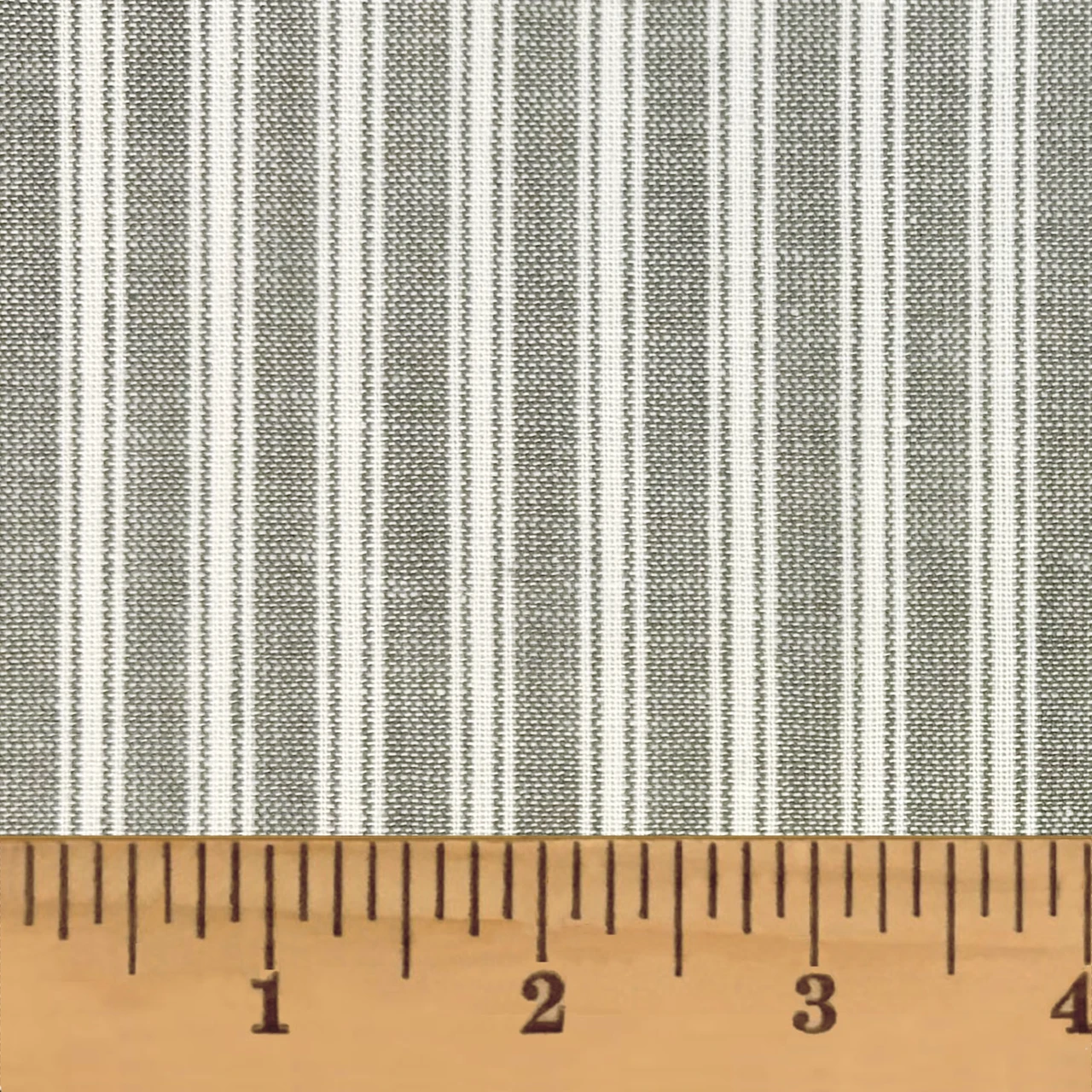 Magnolia Gray Stripe Homespun Cotton Fabric