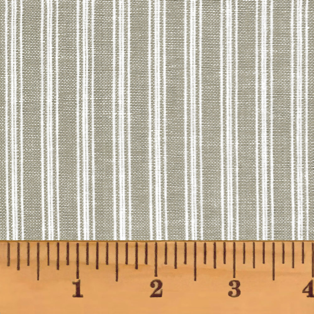 Magnolia Gray Stripe Homespun Cotton Fabric