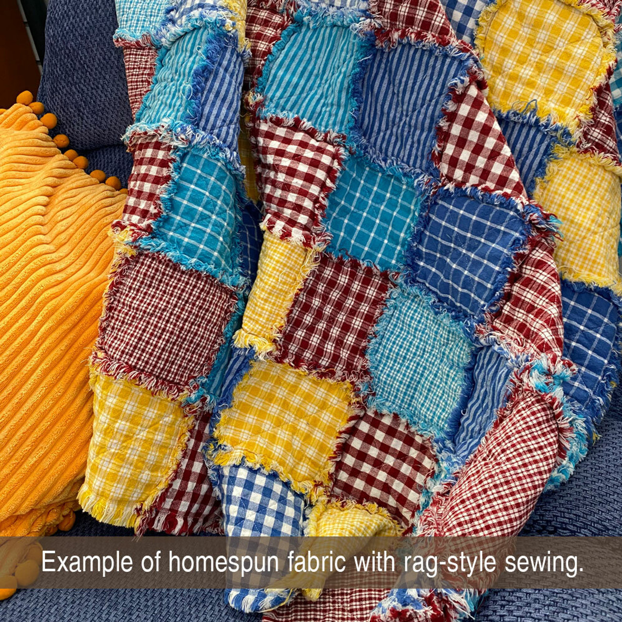 Liberty Red 4 Homespun Cotton Fabric
