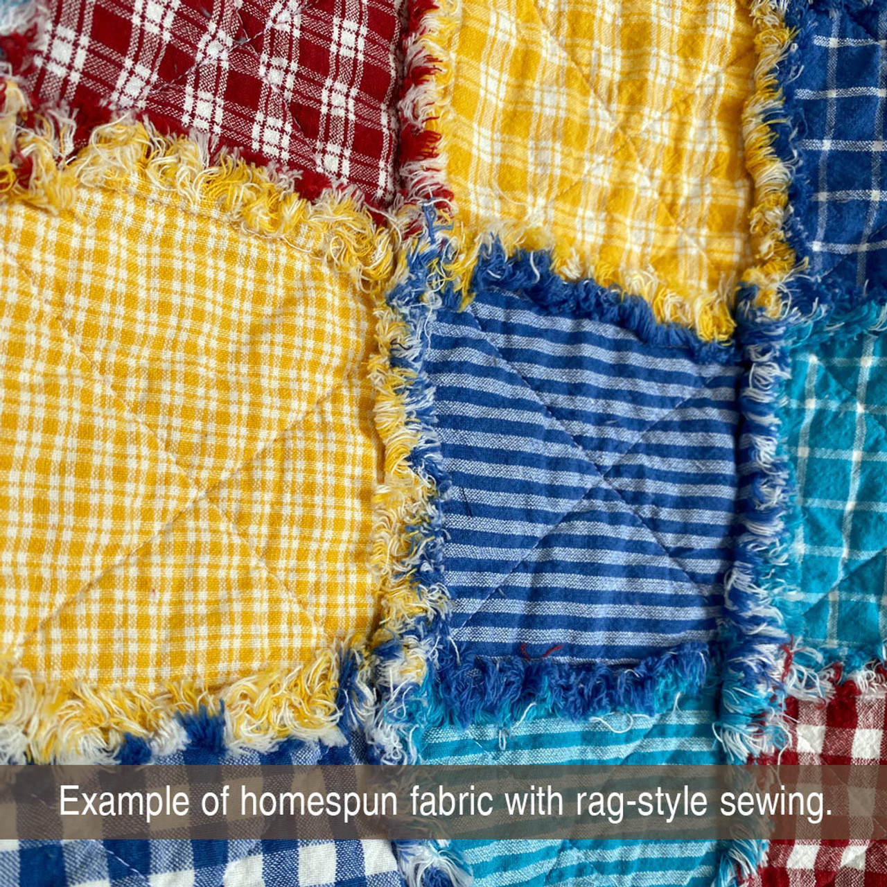 Liberty Red 4 Homespun Cotton Fabric