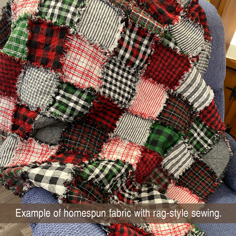 buffalo plaid rag quilt