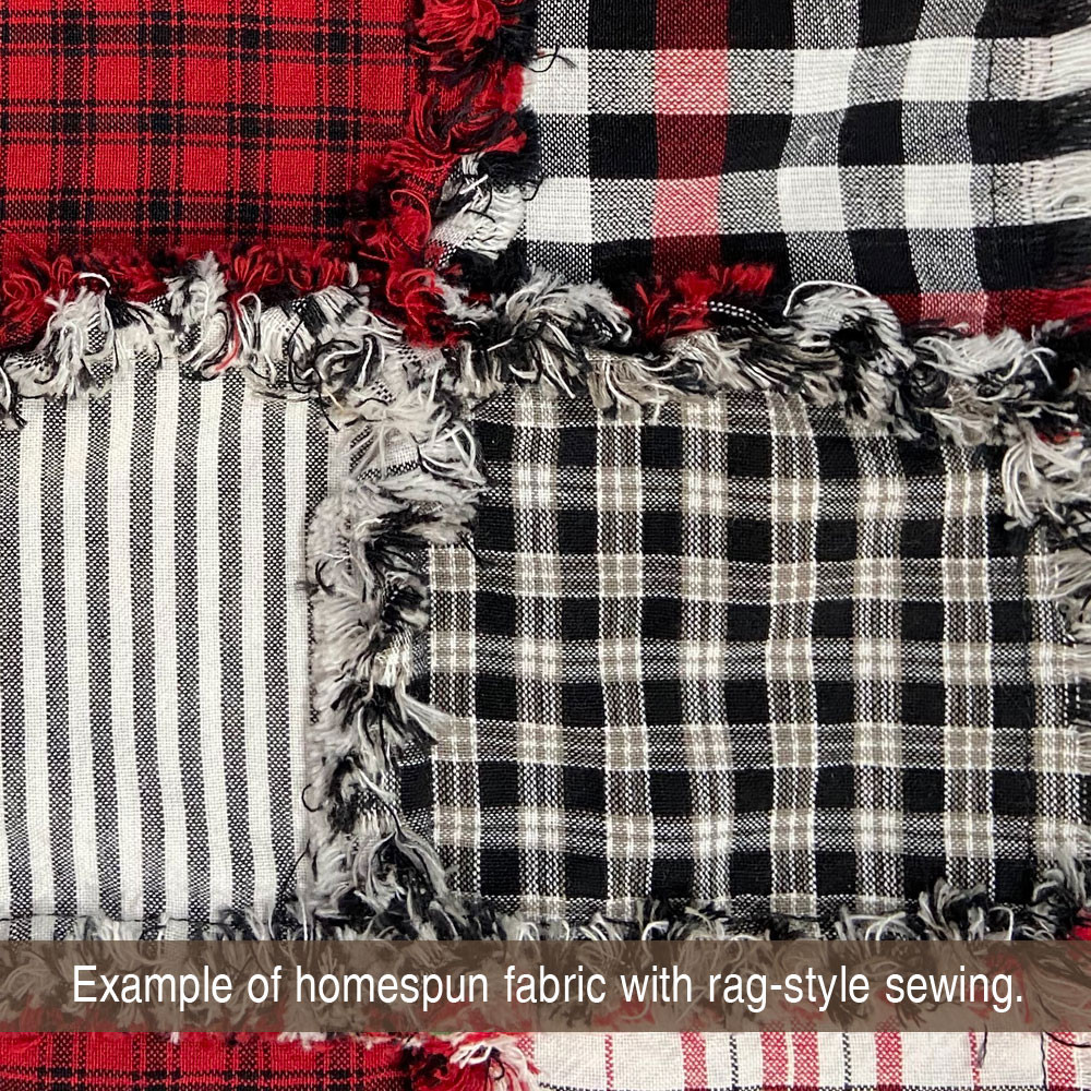 buffalo plaid rag quilt