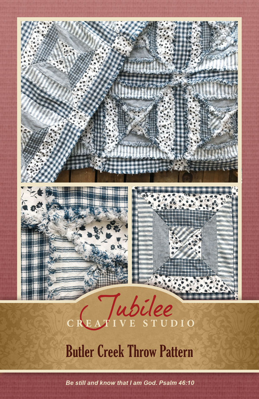 Butler Creek Coverlet Throw Pattern - Digital