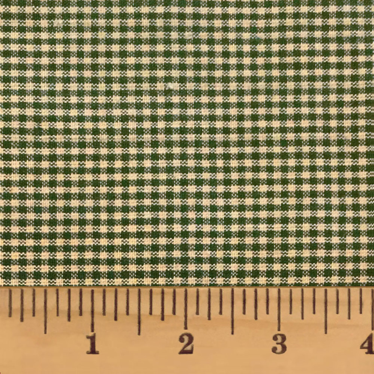 Primitive Green 2 Plaid Homespun Cotton Fabric