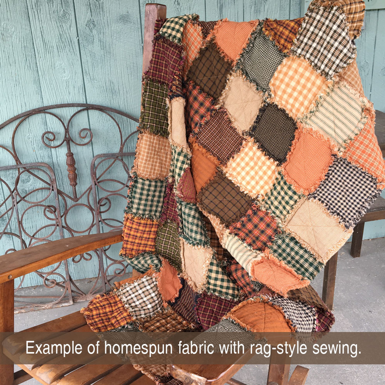 Honey 4 Homespun Cotton Fabric